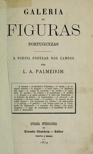 Cover for Galeria de figuras portuguezas [e] A poesia popular nos campos