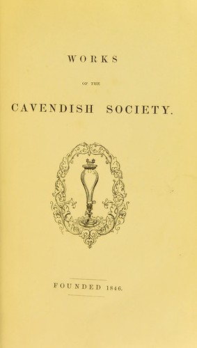 Cover for The life of the Hon. Henry Cavendish