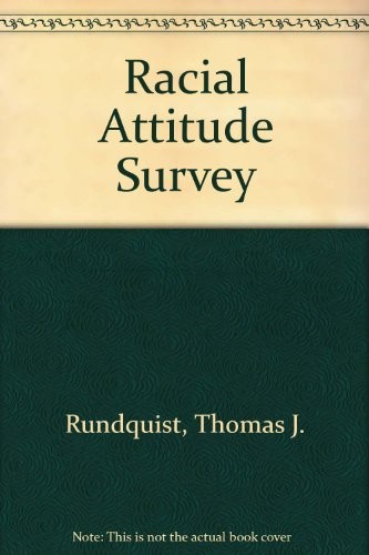 Cover for Racial Attitude Survey