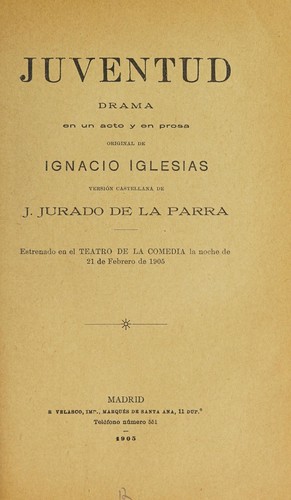 Cover for Juventud