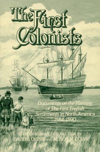 Cover for First Colonists