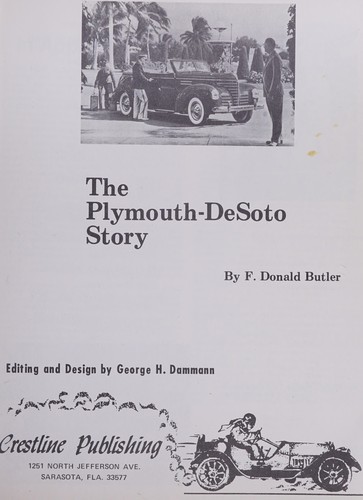 Cover for The Plymouth-DeSoto story
