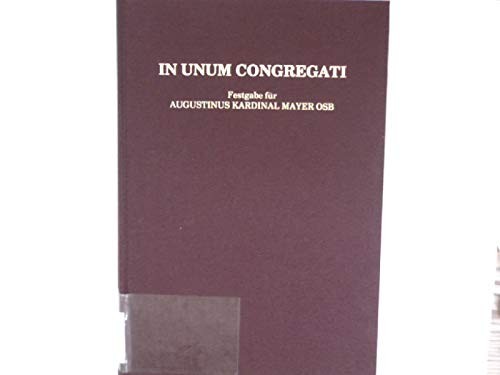 Cover for In unum congregati