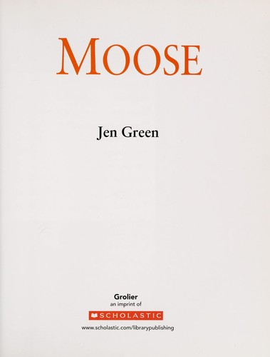 Cover for Moose