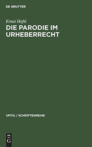 Cover for Die Parodie Im Urheberrecht