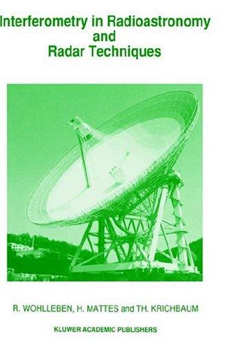 Cover for Interferometry in radioastronomy and radar techniques