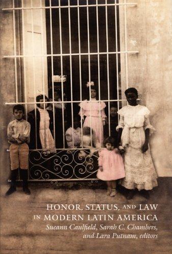 Cover for Honor, Status, and Law in Modern Latin America