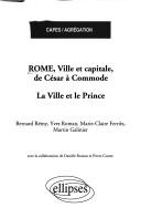 Cover for Rome ville et capitale de César a la fin des antonins