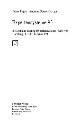 Cover for Expertensysteme 93