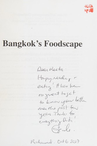 Cover for Bangkok's foodscape