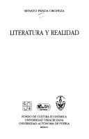 Cover for Literatura y realidad