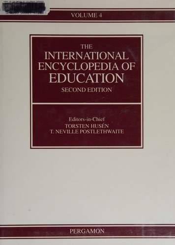 Cover for The International encyclopedia of education
