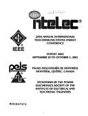 Cover for INTELEC 2002