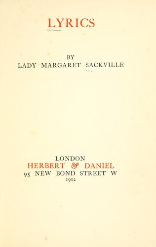 Cover for Lyrics