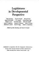 Cover for Legislatures in developmental perspective.