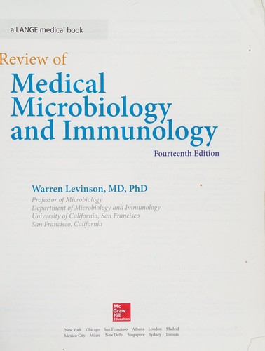 Cover for Review of Medical Microbiology and Immunology