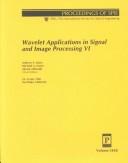 Cover for Wavelet applications in signal and image processing VI