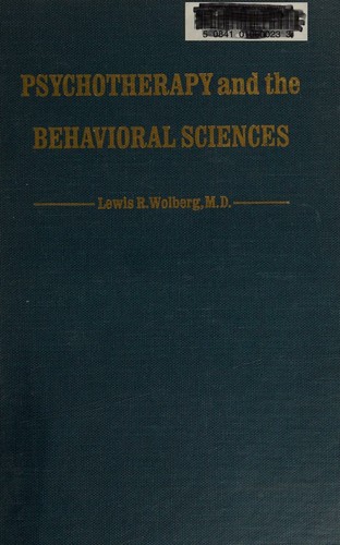 Cover for Psychotherapy and the behavioral sciences