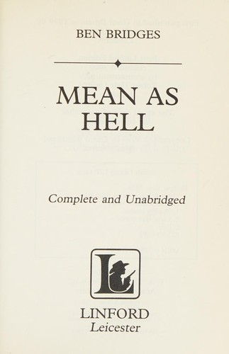 Cover for Mean as Hell