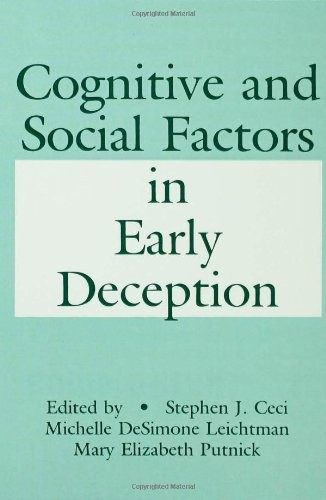 Cover for Cognitive and social factors in early deception