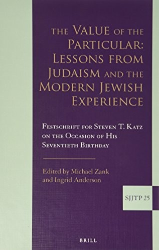 Cover for The value of the particular