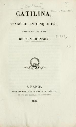 Cover for Catilina