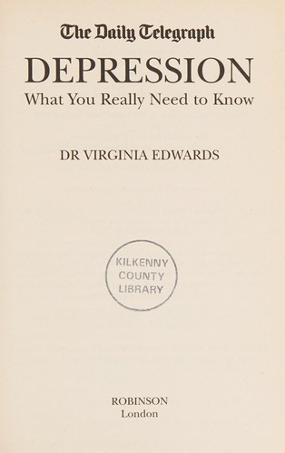 Cover for Depression