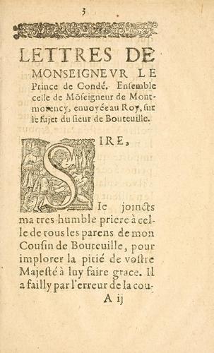 Cover for Lettres de Monseignevr le prince de Condé