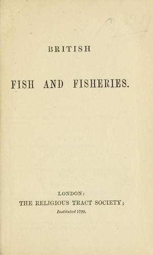 Cover for British fish and fisheries.