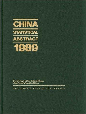 Cover for China statistical abstract, 1989