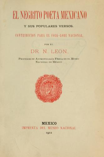 Cover for El negrito poeta mexicano y sus populares versos