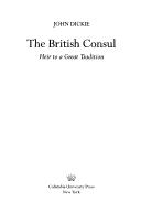 Cover for The British consul