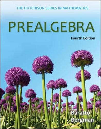 Cover for Prealgebra