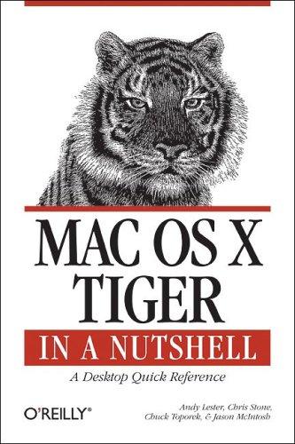 Cover for Mac OS X Tiger in a Nutshell