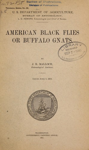 Cover for American black flies or buffalo gnats.