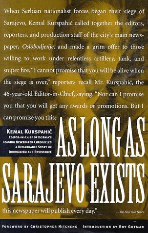 Cover for As Long As Sarajevo Exists