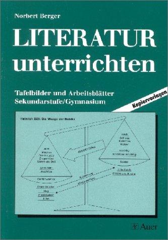 Cover for Literatur unterrichten, Bd.1, Tafelbilder und Arbeitsblätter