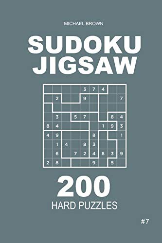 Cover for Sudoku Jigsaw - 200 Hard Puzzles 9x9
