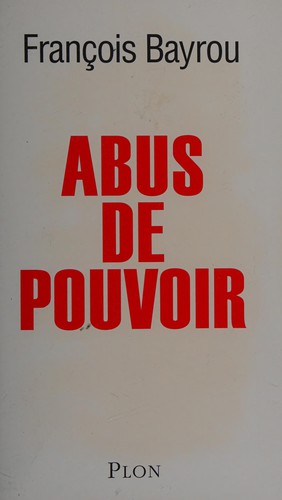 Cover for Abus de pouvoir