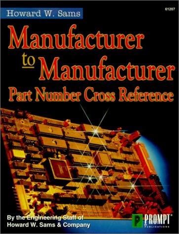 Cover for Howard W. Sams Manufacturer-to-Manufacturer Part Number Cross Reference