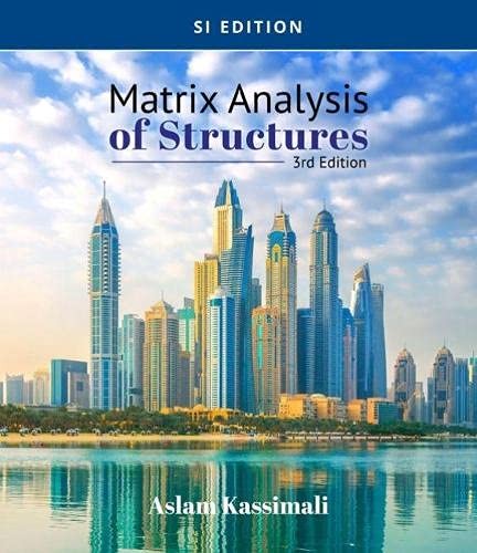 Cover for Matrix Analysis of Structures, SI Edition