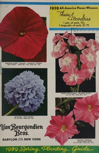Cover for 1939 Spring planting guide