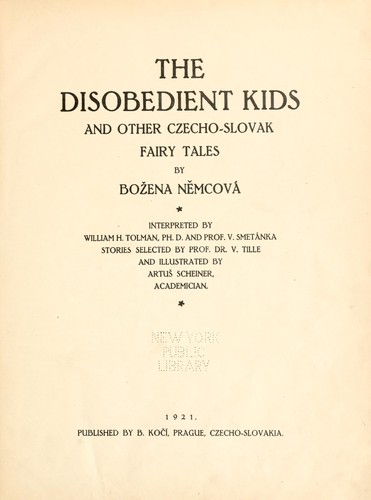 Cover for The disobedient kids