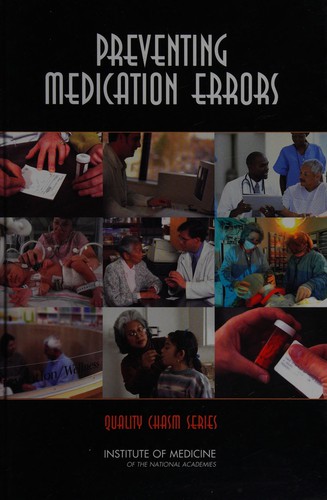 Cover for Preventing medication errors