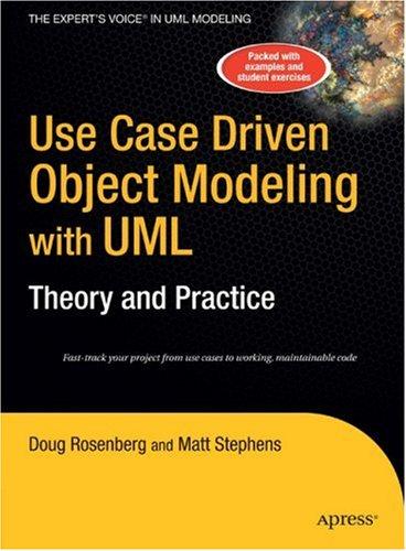 Cover for Use Case Driven Object Modeling with UML