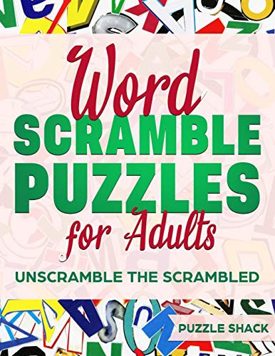 Cover for Word Scramble Puzzles for Adults