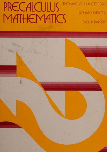 Cover for Precalculus mathematics