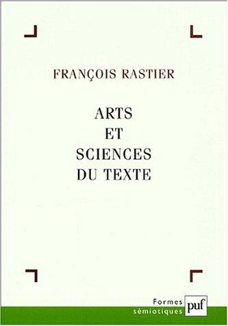 Cover for Arts et sciences du texte