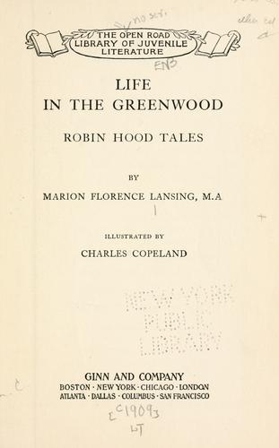 Cover for Life in the greenwood