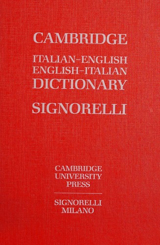 Cover for Cambridge dizionario italiano-inglese, inglese-italiano, Signorelli